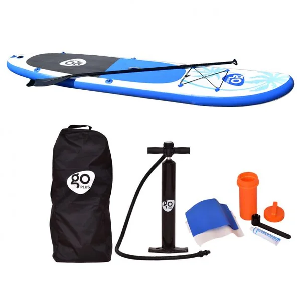 Paddle Gonflable Coloré avec Pompe,Gouvernail Arrière,Sac à Dos 330x76 x15cm