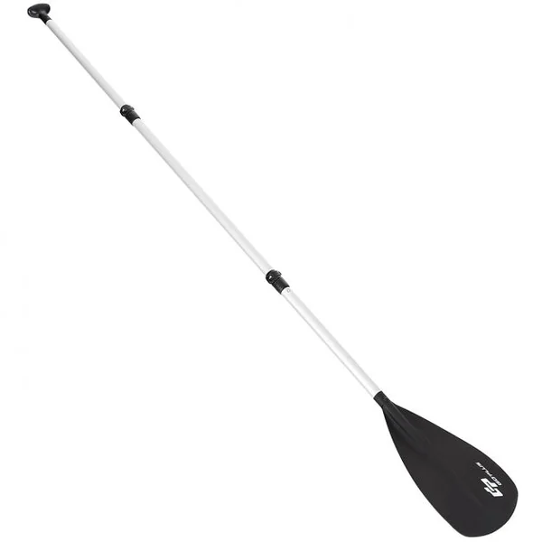 Pagaie de Paddle Télescopique pour Paddle Debout Longueur Réglable 175-215cm Alliage d’Aluminium, 220x21,5x4cm, Noir