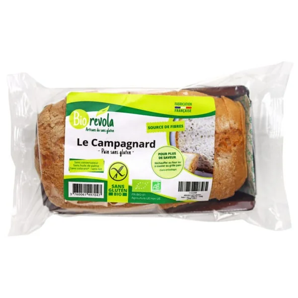 Pain campagnard tranché 300g
