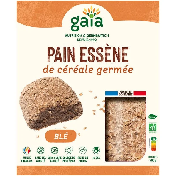 Pain de céréales germées blé 500g