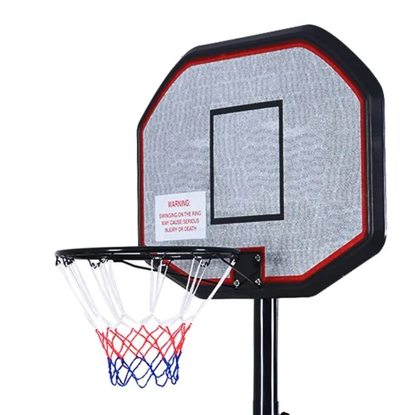 Panier de Basket sur Pied Réglable avec 2 Roues Hauteur Réglable 220-305cm Base Remplissable pour Enfants Ados Adultes