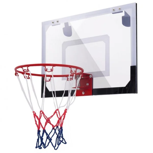 Panneau de Basket-ball pour Enfant Mural ou sur Porte avec Ballon Gonfleur en PC Dia. Panier 25,5 cm, 46x30,5cm