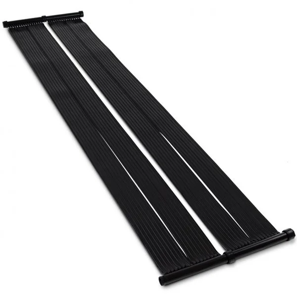 Panneau de Chauffage Solaire Extérieur Tapis Solaire pour Piscine Toit en EPDM 66-67cm x 300 cm (L x l) Noir
