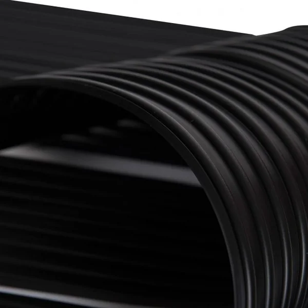 Panneau de Chauffage Solaire Extérieur Tapis Solaire pour Piscine Toit en EPDM 66-67cm x 300 cm (L x l) Noir