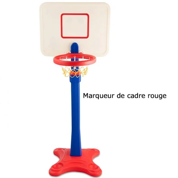 Pannier de Basket-ball Hauteur Réglable entre 160 à 215 cm Pour Enfant de 3 Ans et Plus