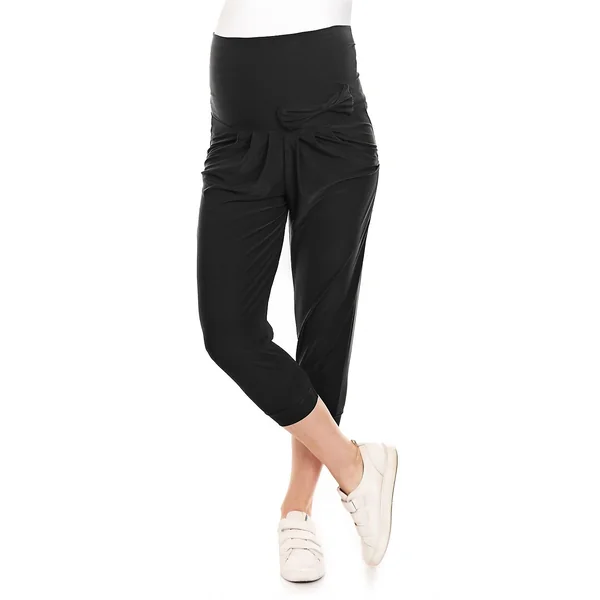 Pantacourt de grossesse - Noir/Turquoise - Reste 1L/XL