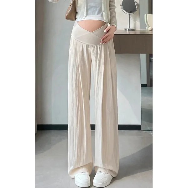 Pantalon Ample Grossesse Plissé