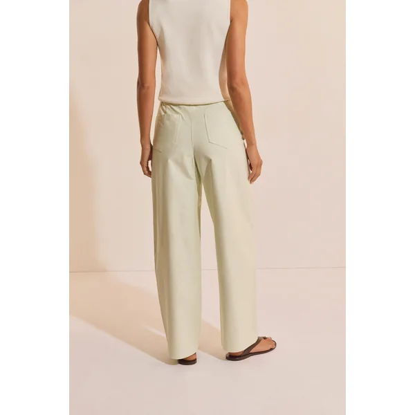 Pantalon barrel avec coton