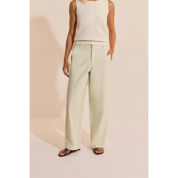 Pantalon barrel avec coton