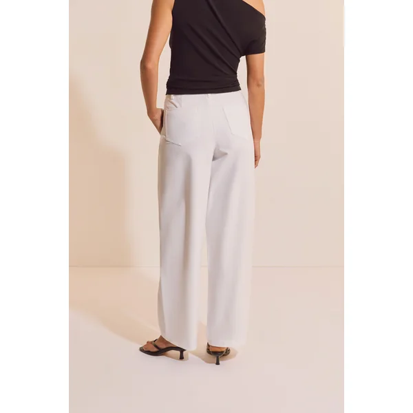 Pantalon barrel avec coton
