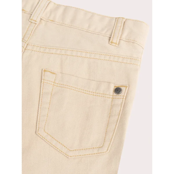 Pantalon beige en toile - Soins Bébé Naturels & Produits Maman Après Naissance