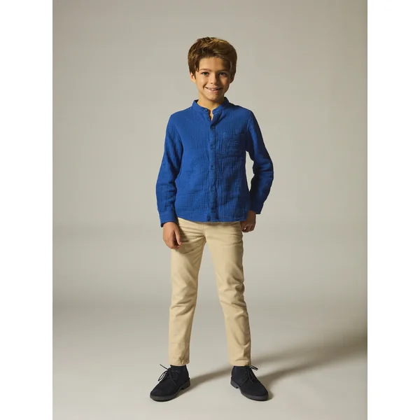 Pantalon beige en toile - Soins Bébé Naturels & Produits Maman Après Naissance