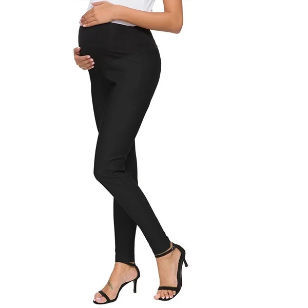 Pantalon de grossesse coupe slim - Noir/Bleu/kaki - Livraison standard gratuite
