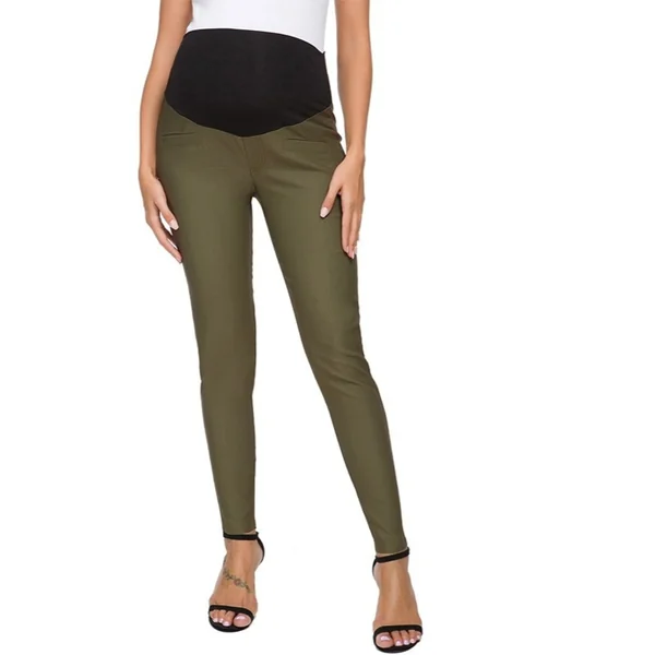 Pantalon de grossesse coupe slim - Noir/Bleu/kaki - Livraison standard gratuite