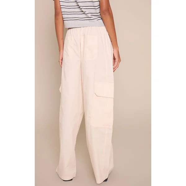 Pantalon En Coton Avec Détails De Poches Cargo