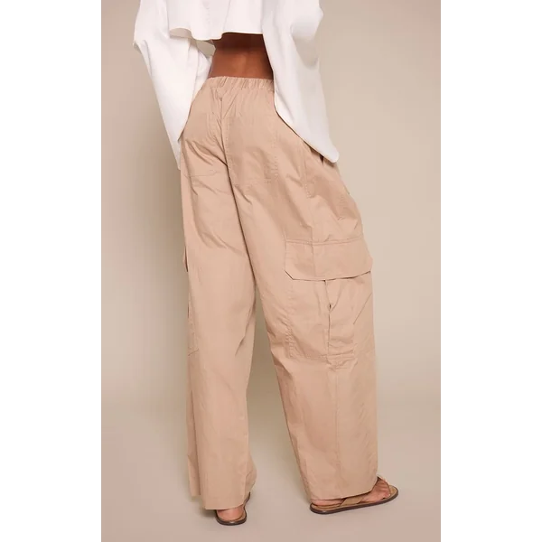 Pantalon En Coton Avec Détails De Poches Cargo