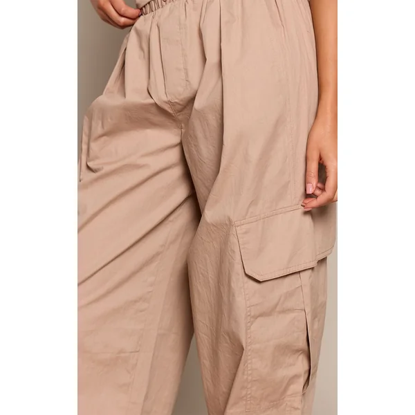 Pantalon En Coton Avec Détails De Poches Cargo