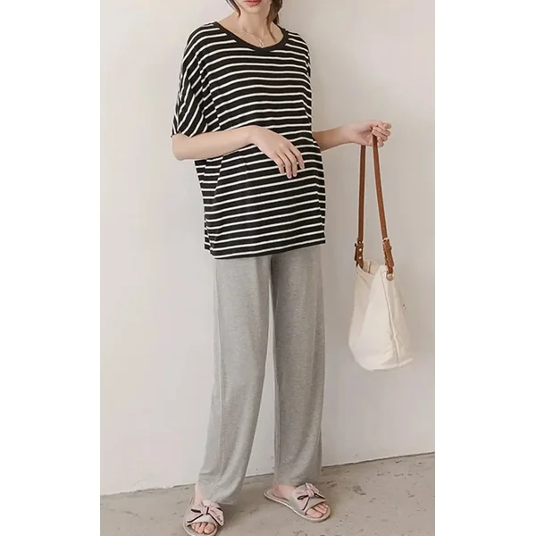 Pantalon Fluide Maternité Modal