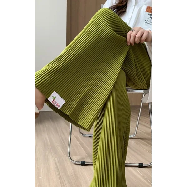 Pantalon Grossesse Large en Mousseline de Soie