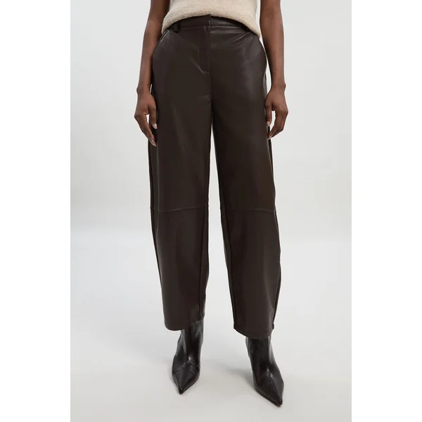 Pantalon Jambes Évasées en synthétique