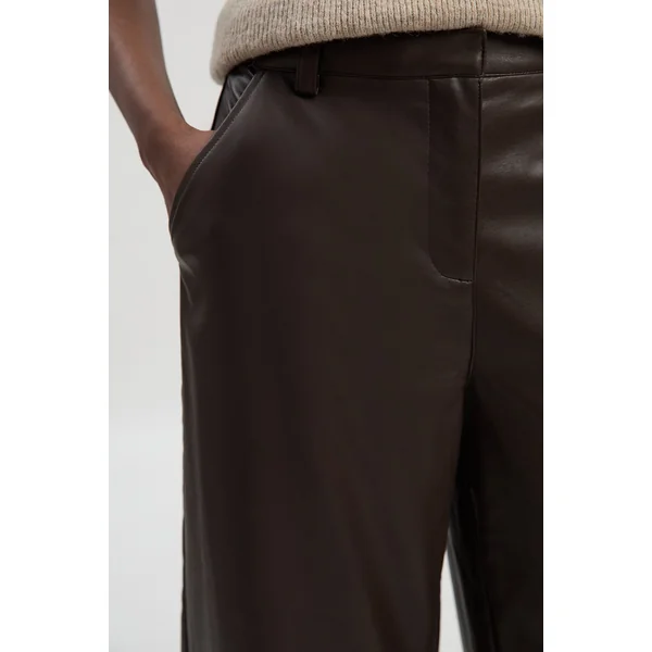Pantalon Jambes Évasées en synthétique