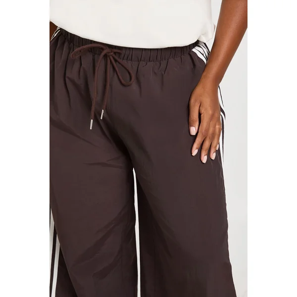 Pantalon Large Grande Taille Avec Bandes Latérales En Nylon