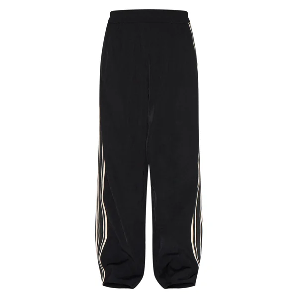 Pantalon Large Tissé À Bandes Latérales