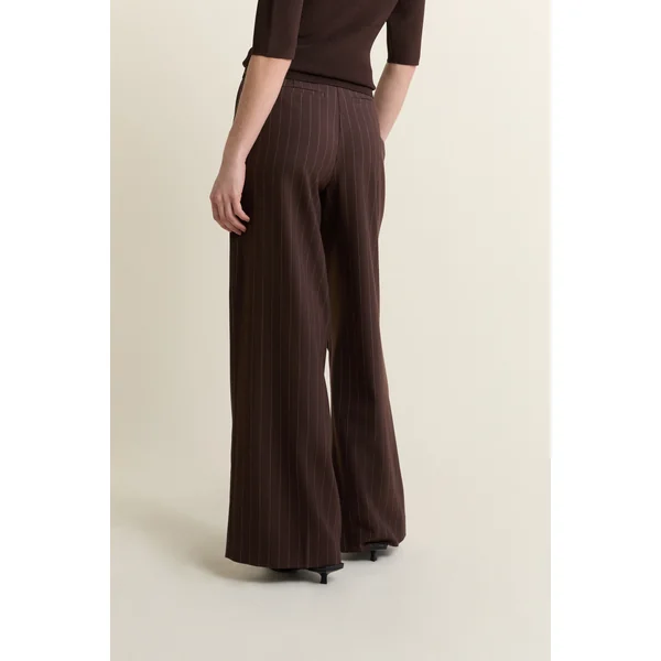 Pantalon large à rayures