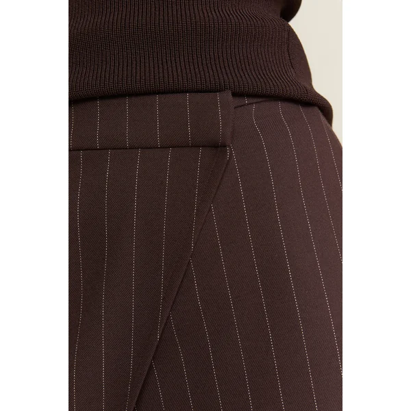 Pantalon large à rayures