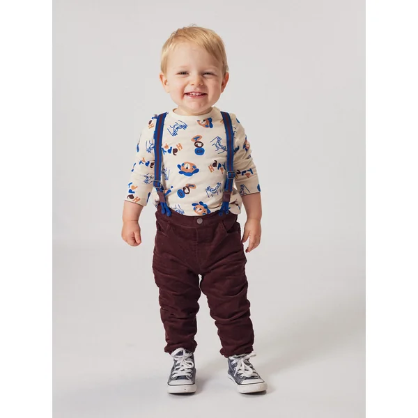 Pantalon marron pour bébé garçon - Soins Bébé Naturels & Produits Maman Après Naissance