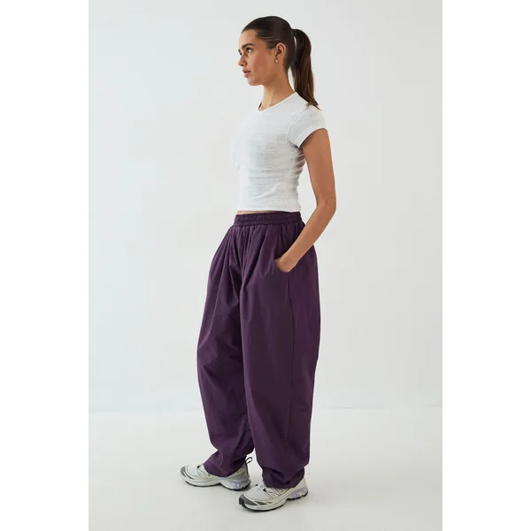 Pantalon Oversize Dsgn Studio À Taille Élastiquée Et Jambes Ballon
