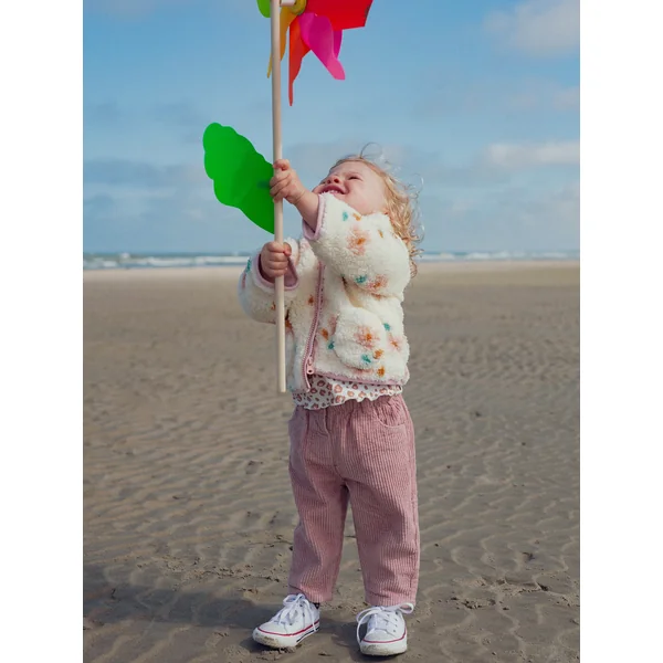 Pantalon rose poudre pour bébé fille - Soins Bébé Naturels & Produits Maman Après Naissance