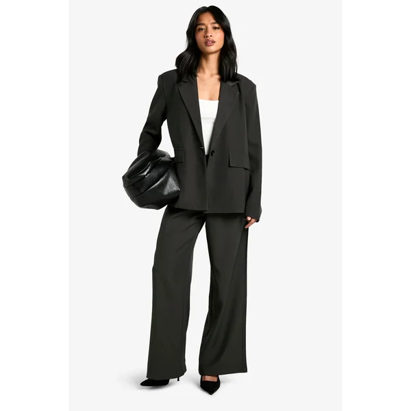 Pantalon Tailleur Taille Élastiquée À Enfiler Petite
