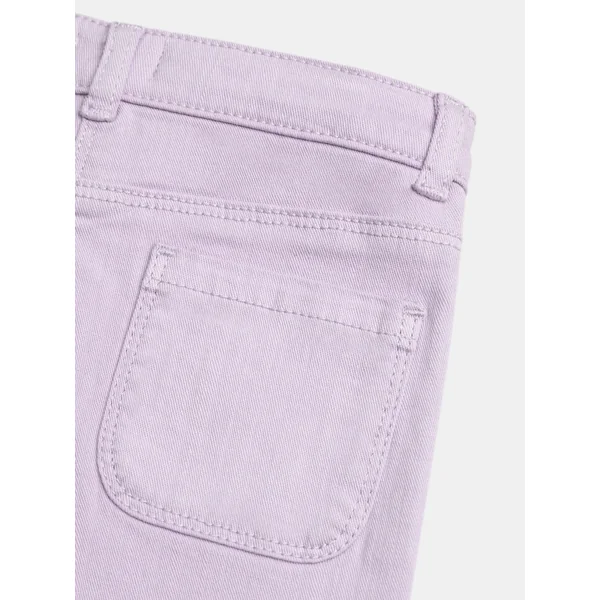 Pantalon violet en twill pour fille - Soins Bébé Naturels & Produits Maman Après Naissance