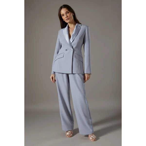 Pantalon à Panneau Sergé Satiné