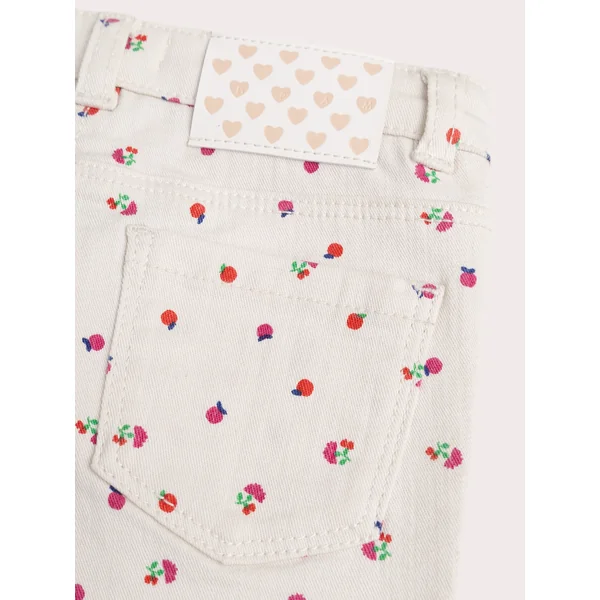 Pantalon écru imprimé multicolore - Soins Bébé Naturels & Produits Maman Après Naissance