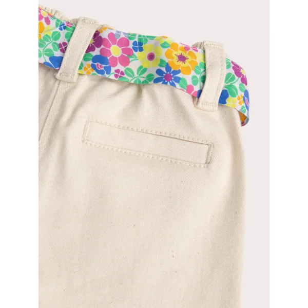 Pantalon écru pour bébé fille - Soins Bébé Naturels & Produits Maman Après Naissance