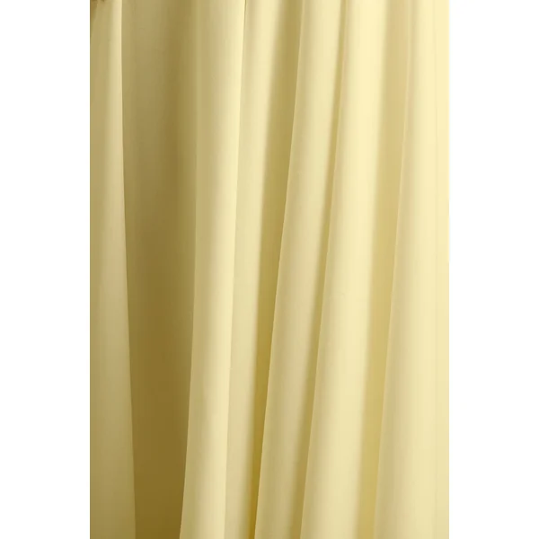 Parina | Robe mi-longue citron à bretelles avec ourlet volumineux