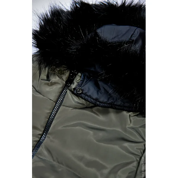 Parka de grossesse réversible ONYKS- Kaki/Noir - Reste Taille S