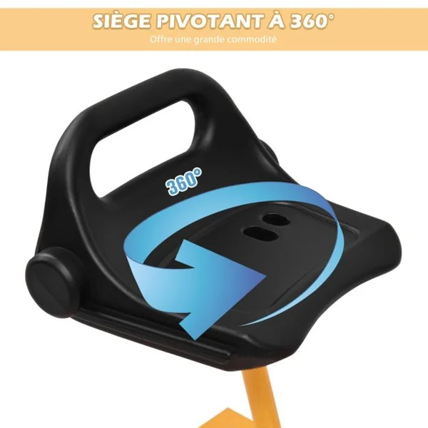 Pelleteuse Enfant Flexible Pivotant sur 360° Pelleteuse Excavatrice pour Bac à Sable 3 Ans+ en Métal Robuste