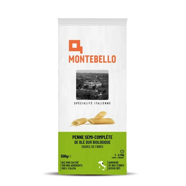 Penne demi complètes 500g