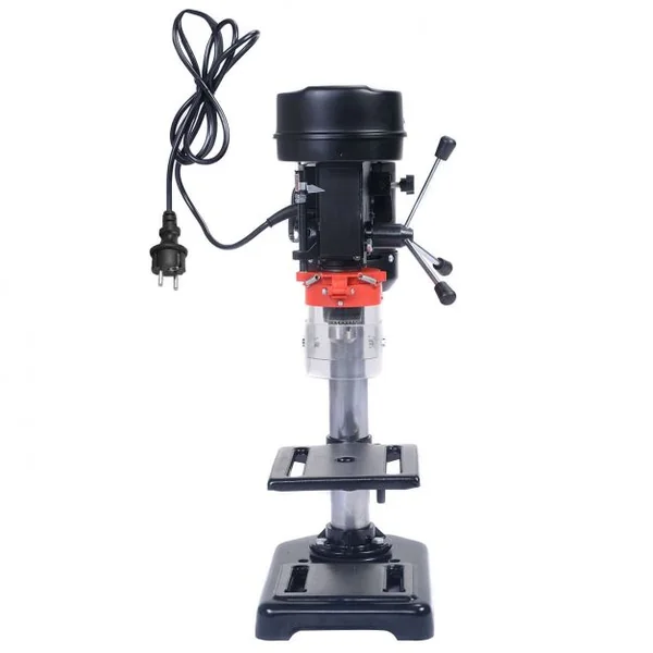 Perceuse à Colonne 350W à 5 Vitesses Perceuse à Établi 230V Inclinable de 0 à 45° pour Bois Plastique Divers Matériaux