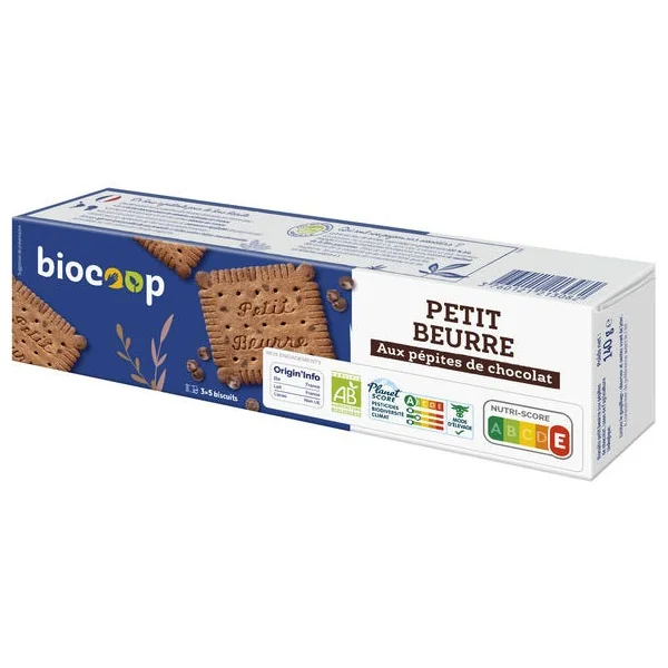 Petits beurre aux pépites de chocolat 140g