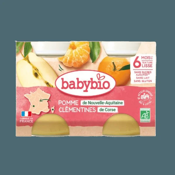 Petits Pots Pomme Clémentine dès 6 mois