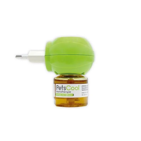 PETSCOOL AROMATHERAPIE Diffuseur Electrique Prise + Recharge 40ml