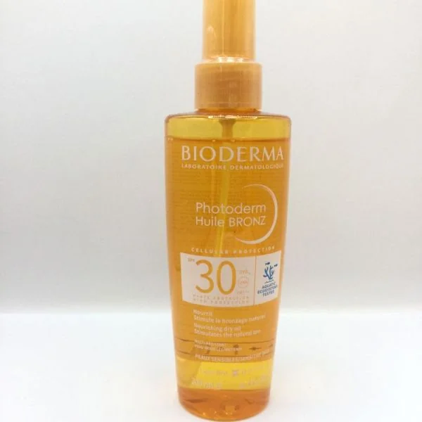 PHOTODERM Huile Bronz Invisible SPF30 200ml - Peaux Sensibles - Visage, Corps, Cheveux