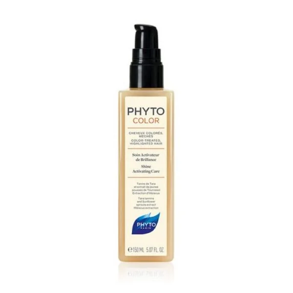 PHYTOCOLOR Soin Activateur de Brillance sans Rinçage - Cheveux Colorés, Méchés - 150ml