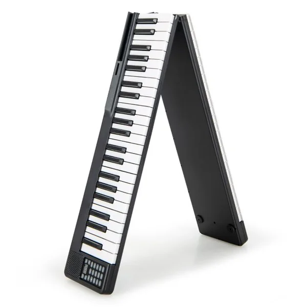 Piano Numérique Pliable à 88 Touches avec Fonction Bluetooth MIDI Clavier Électronique Portable avec Pédale de Sustain Sac de Transport