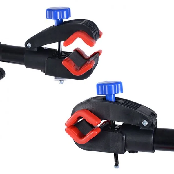 Pied d'atelier pour entretien vélo Stand de réparation VTT, Réglable en hauteur, Capacité 30 kg, 1120x1120x1070-1730mm