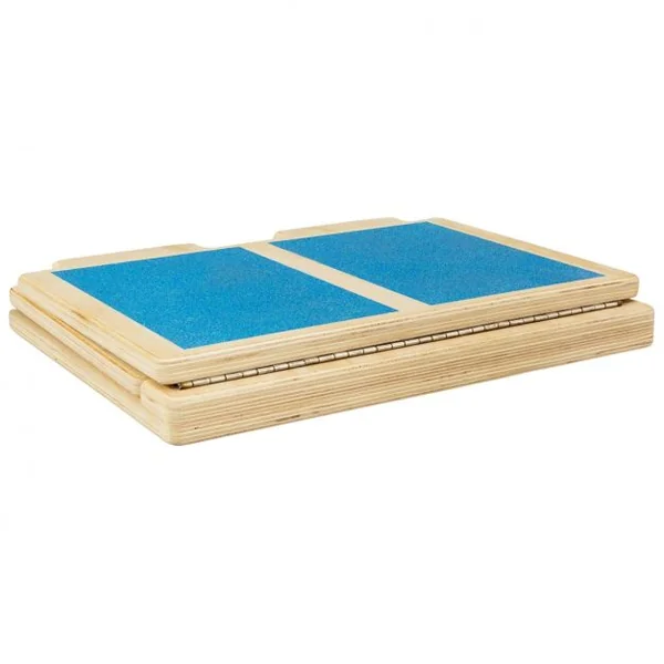 Planche Inclinée en Bois pour Mollets et Talons 4 Positions Ajustables de 10° à 40° Surface Antidérapante Capacité 160kg